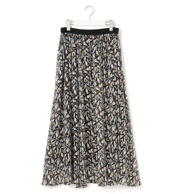 23区「【洗える】Ratti アブストラクトプリント スカート」|スカート|