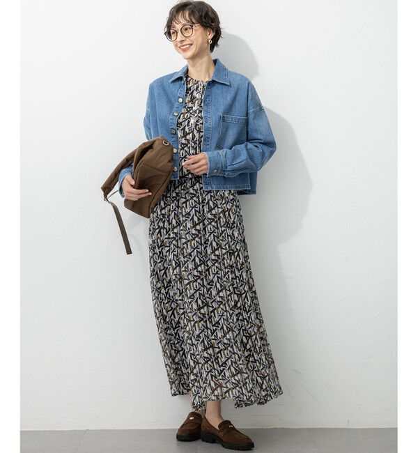 23区「【洗える】Ratti アブストラクトプリント スカート」|スカート|