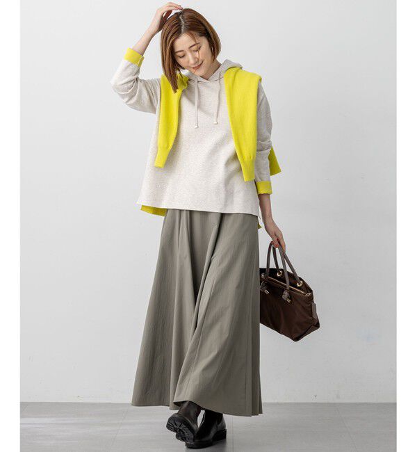 23区「【洗える】ダブルフェイスニット パーカー」|パーカー|