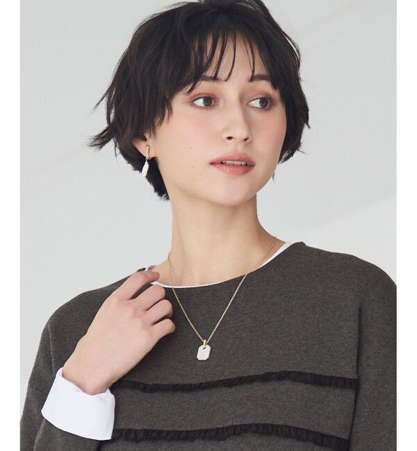 23区「マザーオブパール ネックレス」|ネックレス|ゴールド系