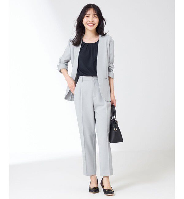 any SiS「【セットアップ可】リネンライクポリエステル パンツ」|その他|