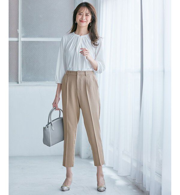 any SiS「【セットアップ可】リネンライクポリエステル パンツ」|その他|