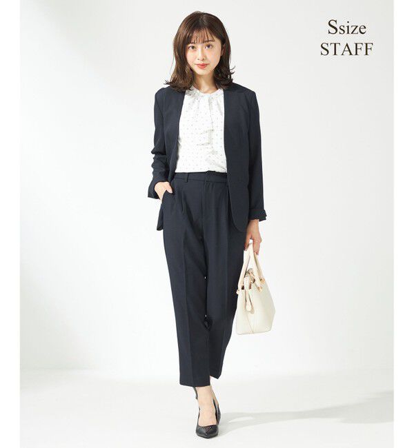 any SiS「【セットアップ可】リネンライクポリエステル パンツ」|その他|