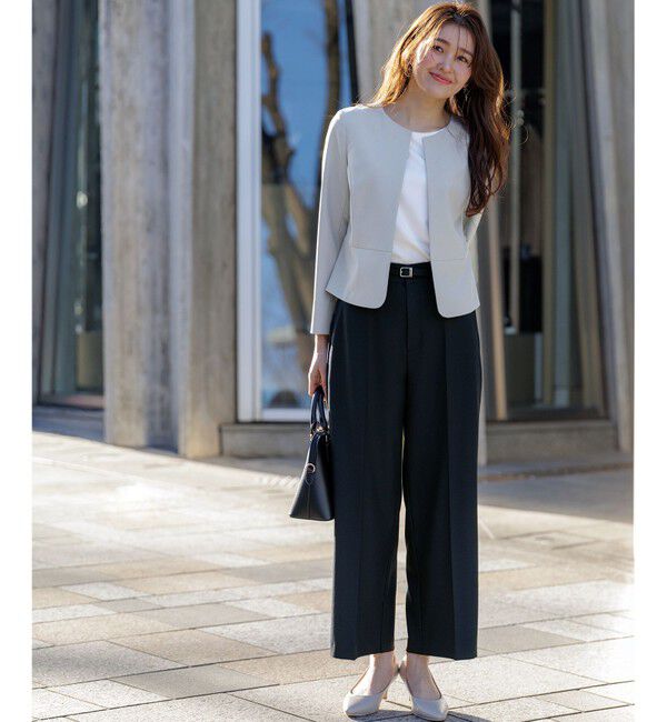 ANY SIS「【UVカット・接触冷感・吸水速乾】スマートビューティストレッチ  ワイドパンツ」|その他|