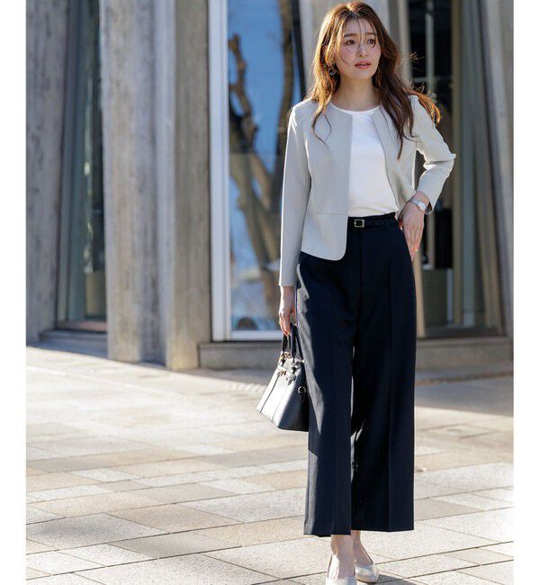 ANY SIS「【UVカット・接触冷感・吸水速乾】スマートビューティストレッチ  ワイドパンツ」|その他|