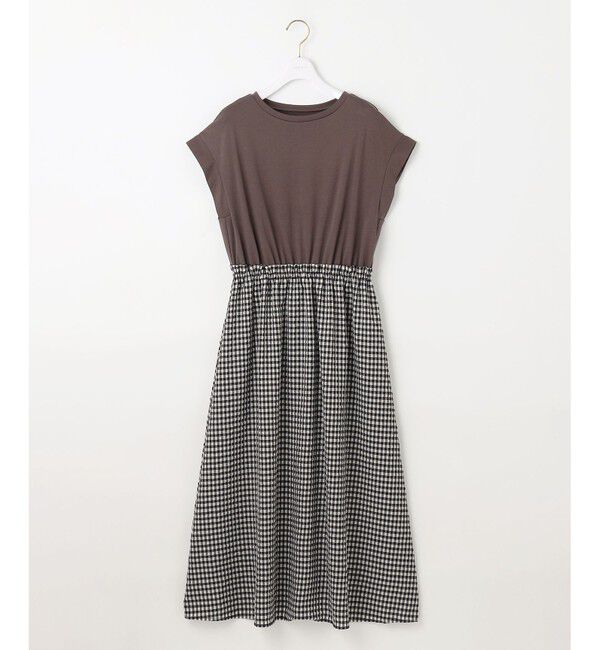ANY SIS「【洗える】チェックドッキング ワンピース」|ワンピース|