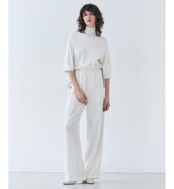 BEIGE,「【洗える・STORY 6月号掲載】RUE / ウエストゴムワイドストレートパンツ」|その他|