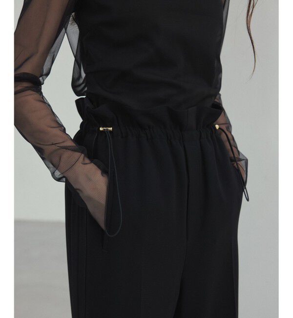 BEIGE,「【洗える・STORY 6月号掲載】RUE / ウエストゴムワイドストレートパンツ」|その他|