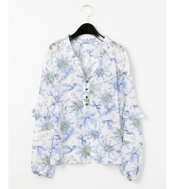 Diagram「フラワープリントカフタンレーストップ」|シャツ・ブラウス|