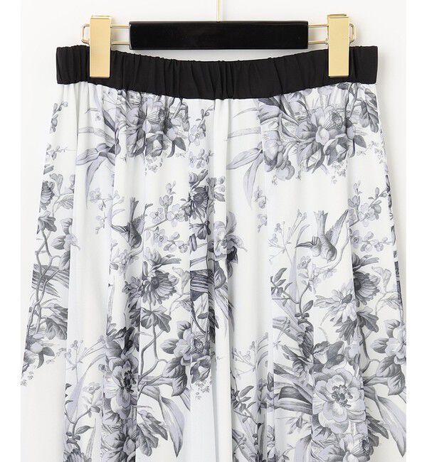  「チュールプリントスカート」|スカート|