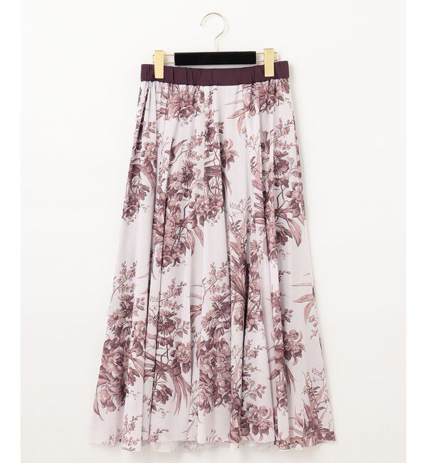  「チュールプリントスカート」|スカート|