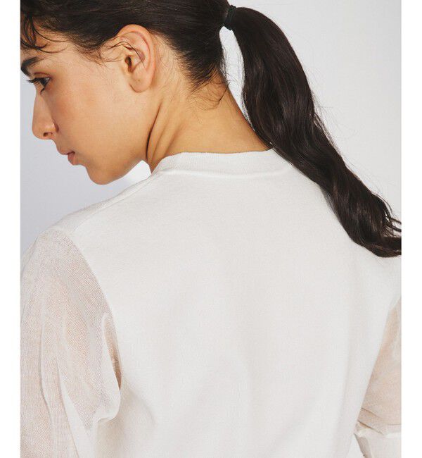  「シアーニットTシャツ」|Tシャツ・カットソー|