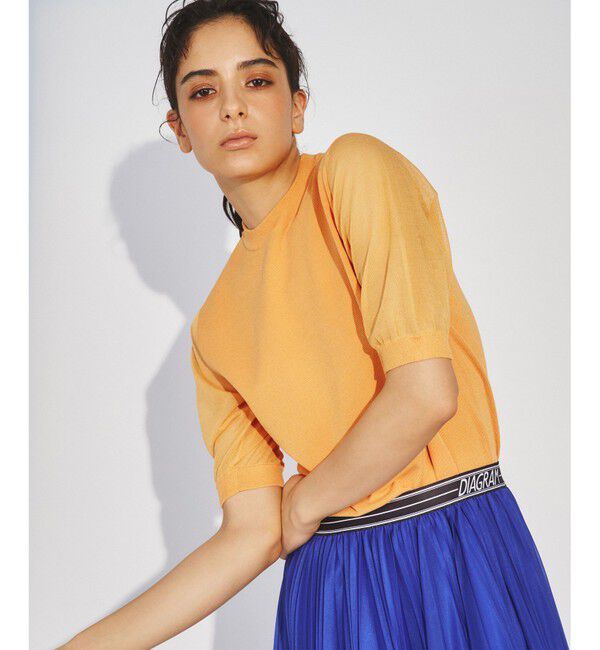  「シアーニットTシャツ」|Tシャツ・カットソー|