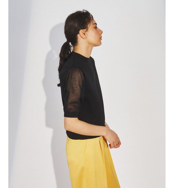  「シアーニットTシャツ」|Tシャツ・カットソー|