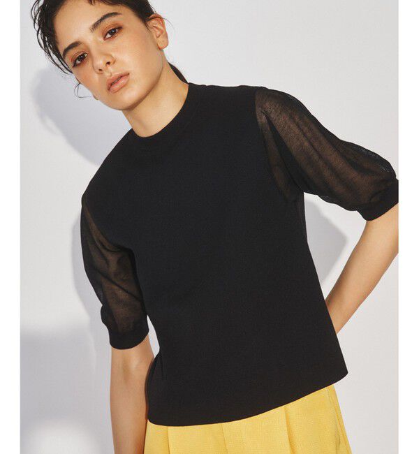  「シアーニットTシャツ」|Tシャツ・カットソー|