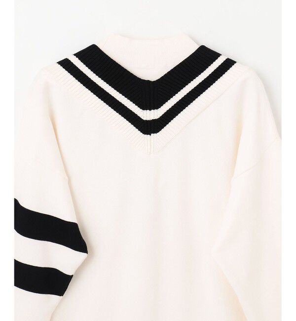 Diagram「バイカラーVネックニットワンピース」|ワンピース|