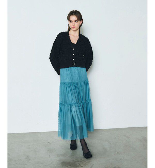 Diagram「チュールティアードスカート」|スカート|ブルー