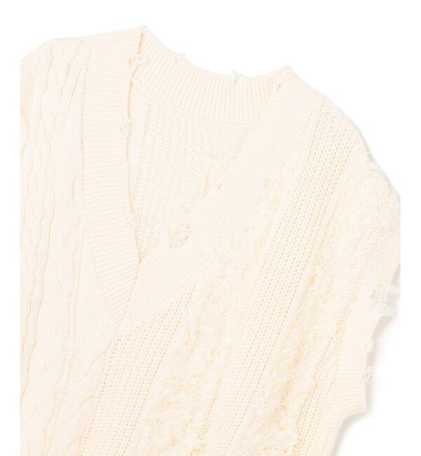 GRACE CONTINENTAL「クラッシュニットトップ」|ニット・セーター|