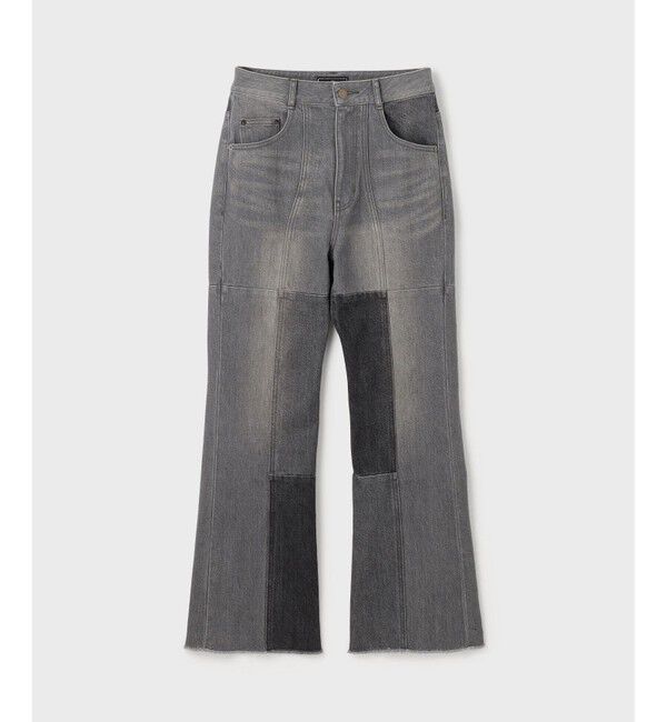 GRACE CONTINENTAL「パッチワークデニムパンツ」|デニム|