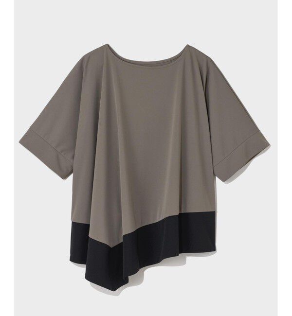 Grace Class「バイカラーアシメトップ」|Tシャツ・カットソー|
