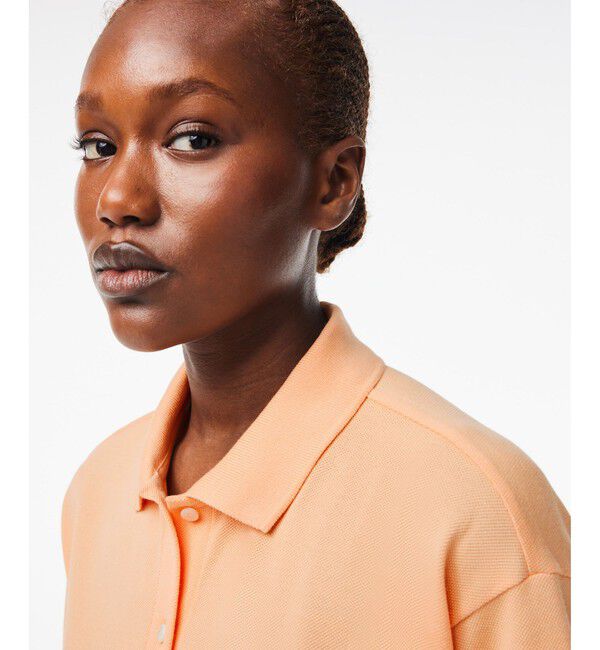 LACOSTE「鹿の子地シャツワンピース /シャツドレス」|ワンピース|