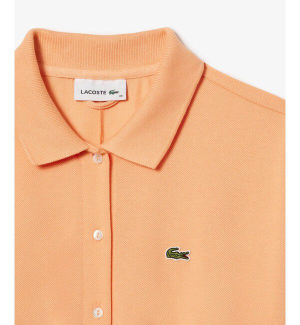 LACOSTE「鹿の子地シャツワンピース /シャツドレス」|ワンピース|