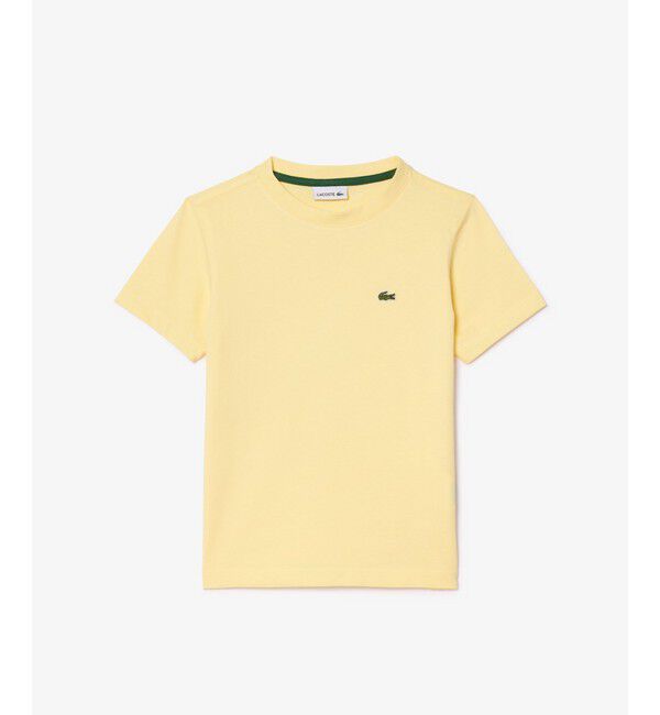 LACOSTE「JUNIORベーシックワニロゴパッチTシャツ」|Tシャツ・カットソー|イエロー