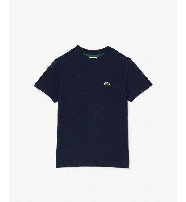 LACOSTE「JUNIORベーシックワニロゴパッチTシャツ」|Tシャツ・カットソー|ネイビー