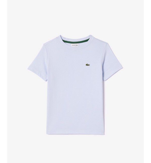 LACOSTE「JUNIORベーシックワニロゴパッチTシャツ」|Tシャツ・カットソー|アクア
