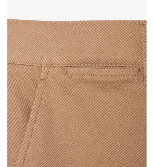 LACOSTE「オーガニックコットン ロゴピスネーム スリムフィットストレッチチノパンツ」|チノ|