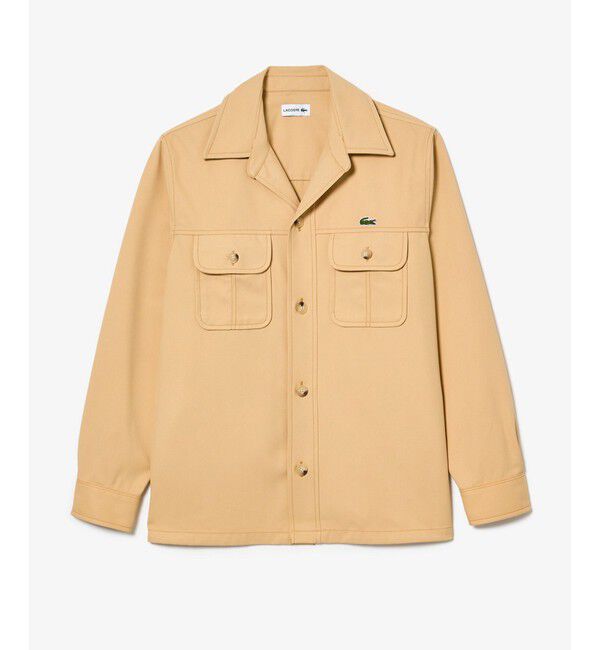 LACOSTE「レーヨンブレンドヘビーウェイトミリタリーシャツ」|シャツ・ブラウス|