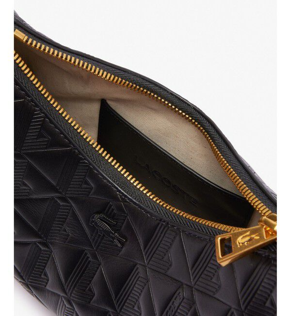 LACOSTE「マヘキ レザーショルダーバッグ / 三日月型ショルダーバッグ」|ショルダー・メッセンジャー|