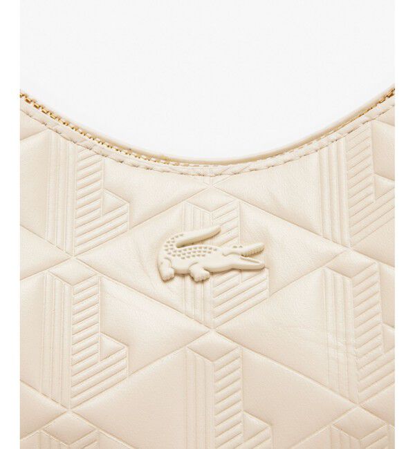 LACOSTE「マヘキ レザーショルダーバッグ / 三日月型ショルダーバッグ」|ショルダー・メッセンジャー|