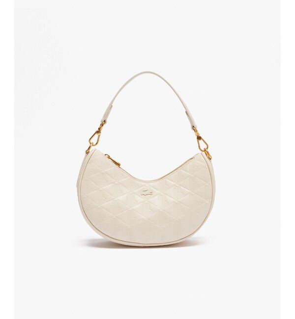 LACOSTE「マヘキ レザーショルダーバッグ / 三日月型ショルダーバッグ」|ショルダー・メッセンジャー|