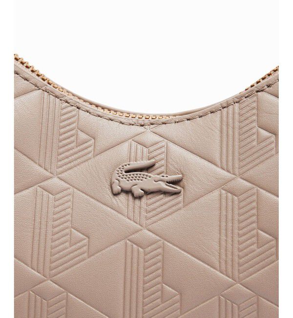 LACOSTE「マヘキ レザーショルダーバッグ / 三日月型ショルダーバッグ」|ショルダー・メッセンジャー|