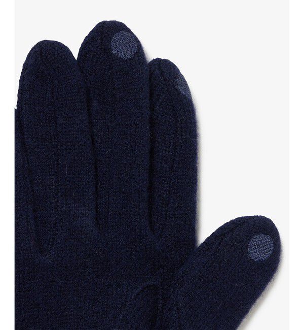 LACOSTE「ラムウールグローブ タッチパネル対応 23ｃｍ～24ｃｍ」|手袋|