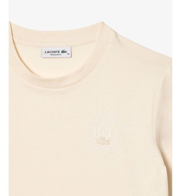 LACOSTE「3Dサークルロゴプリント半袖Tシャツ」|Tシャツ・カットソー|