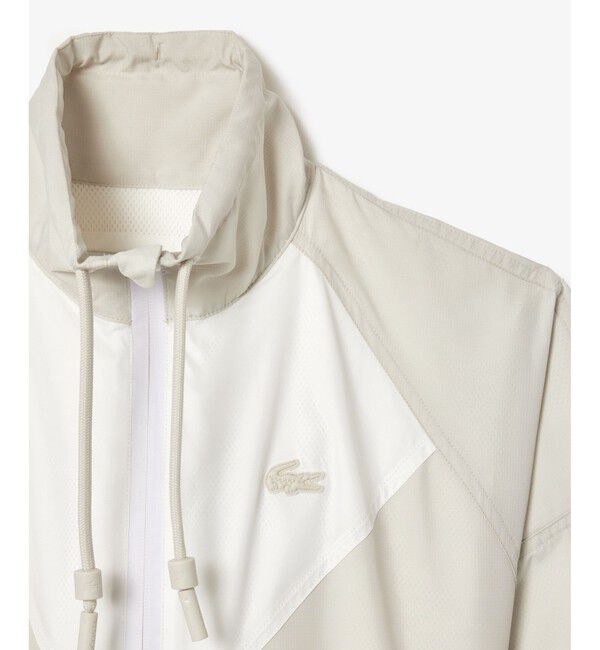 LACOSTE「プリーツスカートアノラックドレス / ハーフジップワンピース」|ワンピース|