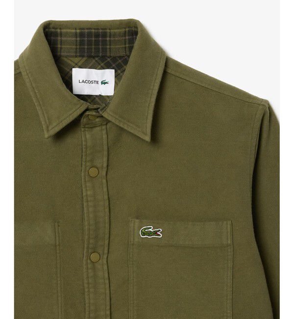 LACOSTE「無地?チェックリバーシブルシャツ」|シャツ・ブラウス|