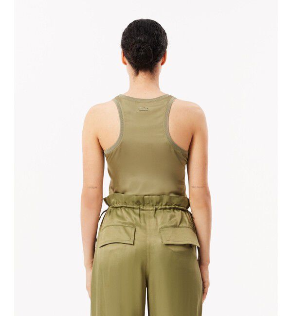 LACOSTE「サテンタンクトップ」|シャツ・ブラウス|