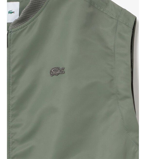 LACOSTE「2WAY 撥水 デタッチャブルスリーブボンバージャケット / ボリュームスリーブMAー1ブルゾン」|ブルゾン・スタジャン|