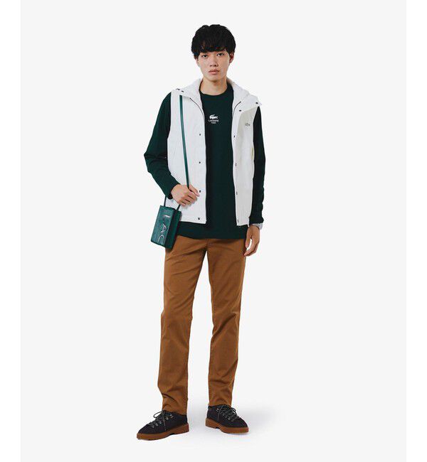 LACOSTE「バーチカルスマホバッグ」|ショルダー・メッセンジャー|