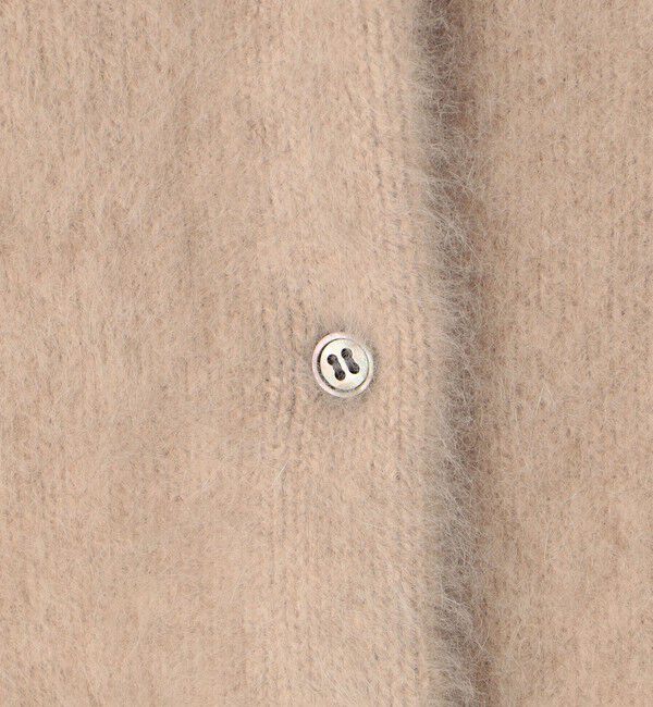 NOLLEY'S「《手洗い可能》《アンサンブル対応》プレミアムヘアリークロップドクルーネックカーディガン」|カーディガン|