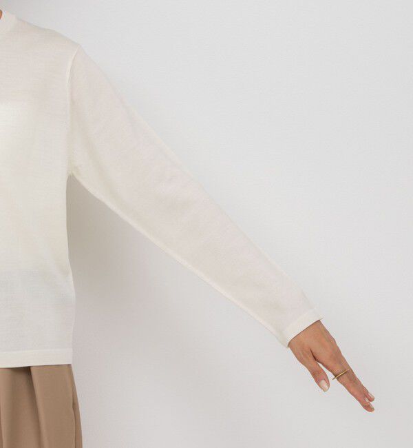 NOLLEY'S sophi「《手洗い可能》ウール100%クルーネックカーディガン」|カーディガン|