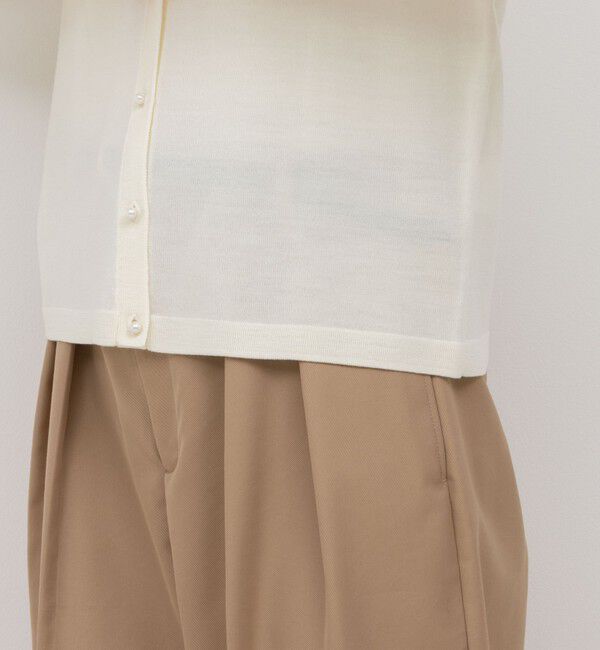 NOLLEY'S sophi「《手洗い可能》ウール100%クルーネックカーディガン」|カーディガン|