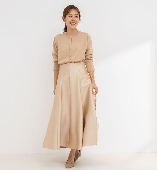 NOLLEY'S sophi「《手洗い可能》ウール100%クルーネックカーディガン」|カーディガン|