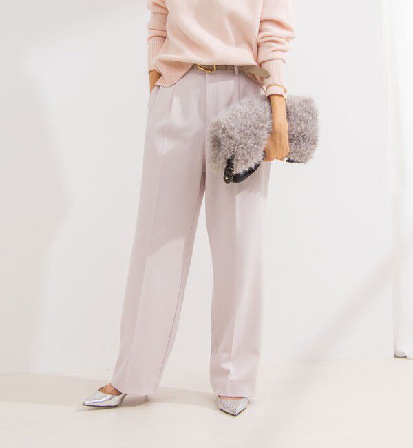 NOLLEY'S「ウォッシャブルウール調愛されイージーワイドパンツ」|その他|