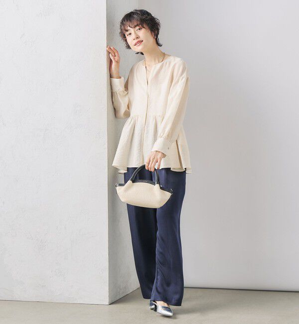 NOLLEY'S「ウォッシャブルサテンイージーパンツ」|その他|