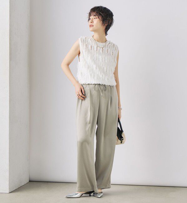 NOLLEY'S「ウォッシャブルサテンイージーパンツ」|その他|