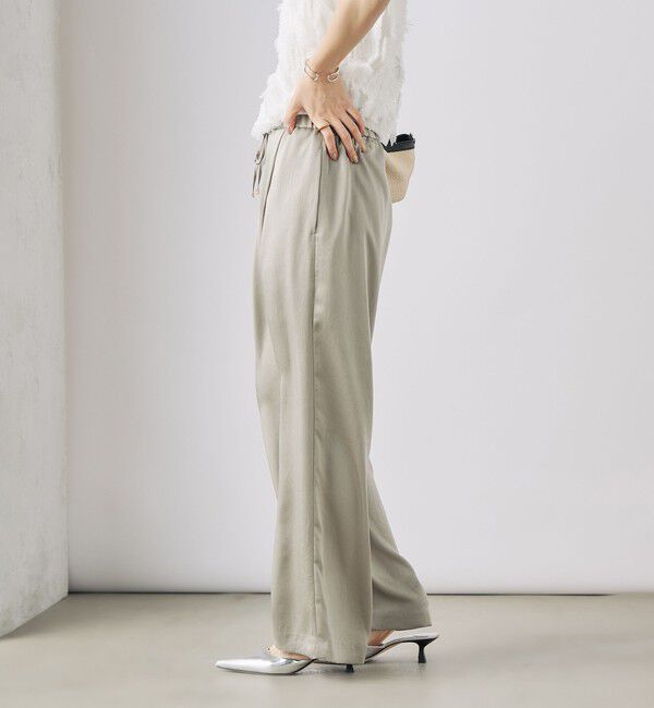 NOLLEY'S「ウォッシャブルサテンイージーパンツ」|その他|